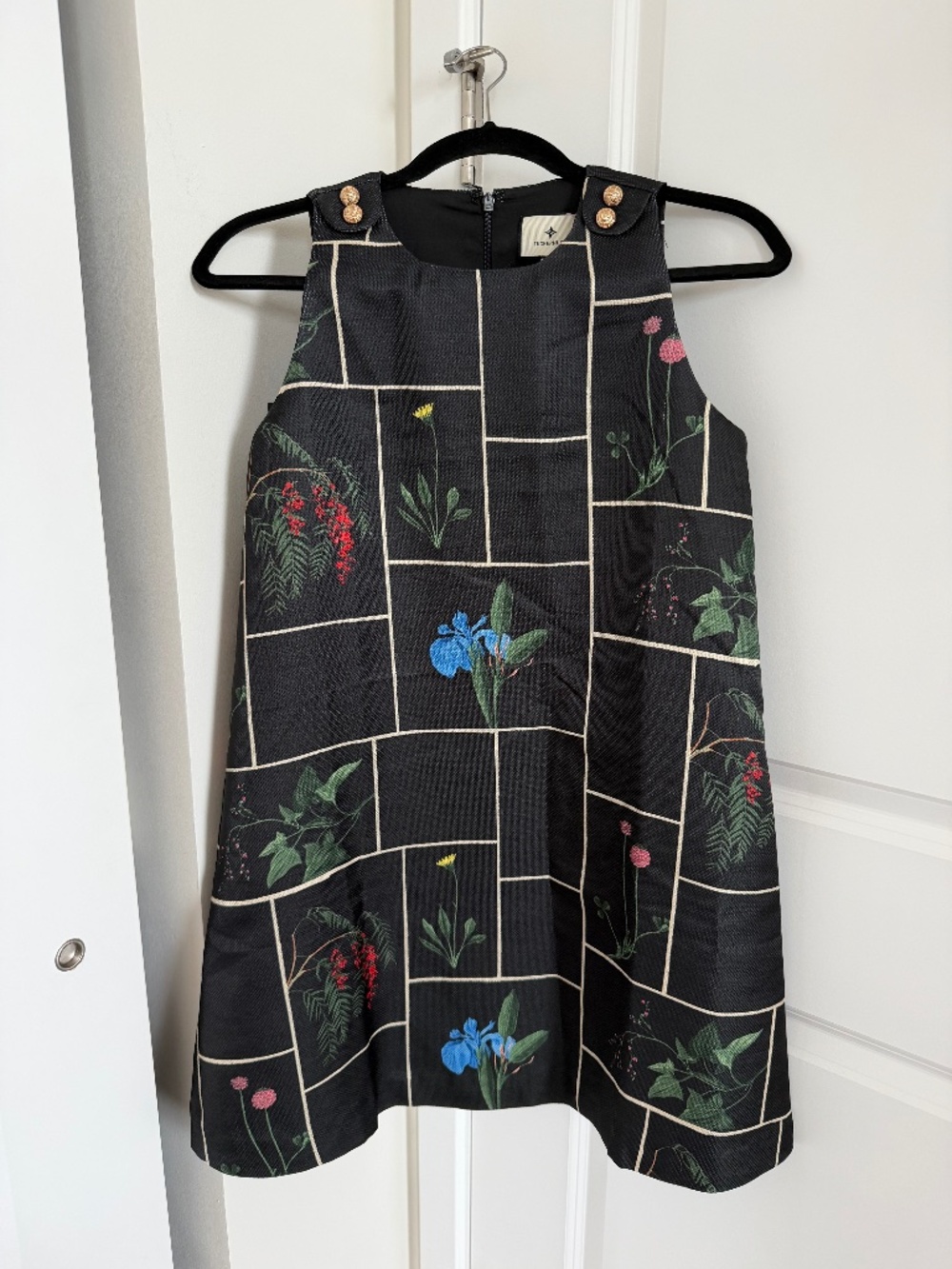 NWOT Express Black Dress with Sequins XS